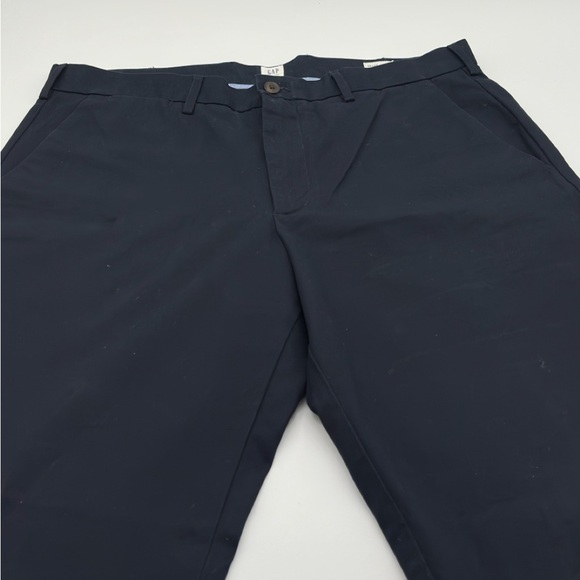 Gap Pants Men 36x32 Relaxed Dark Blue Chino Straight Pants - Picture 1 of 13
